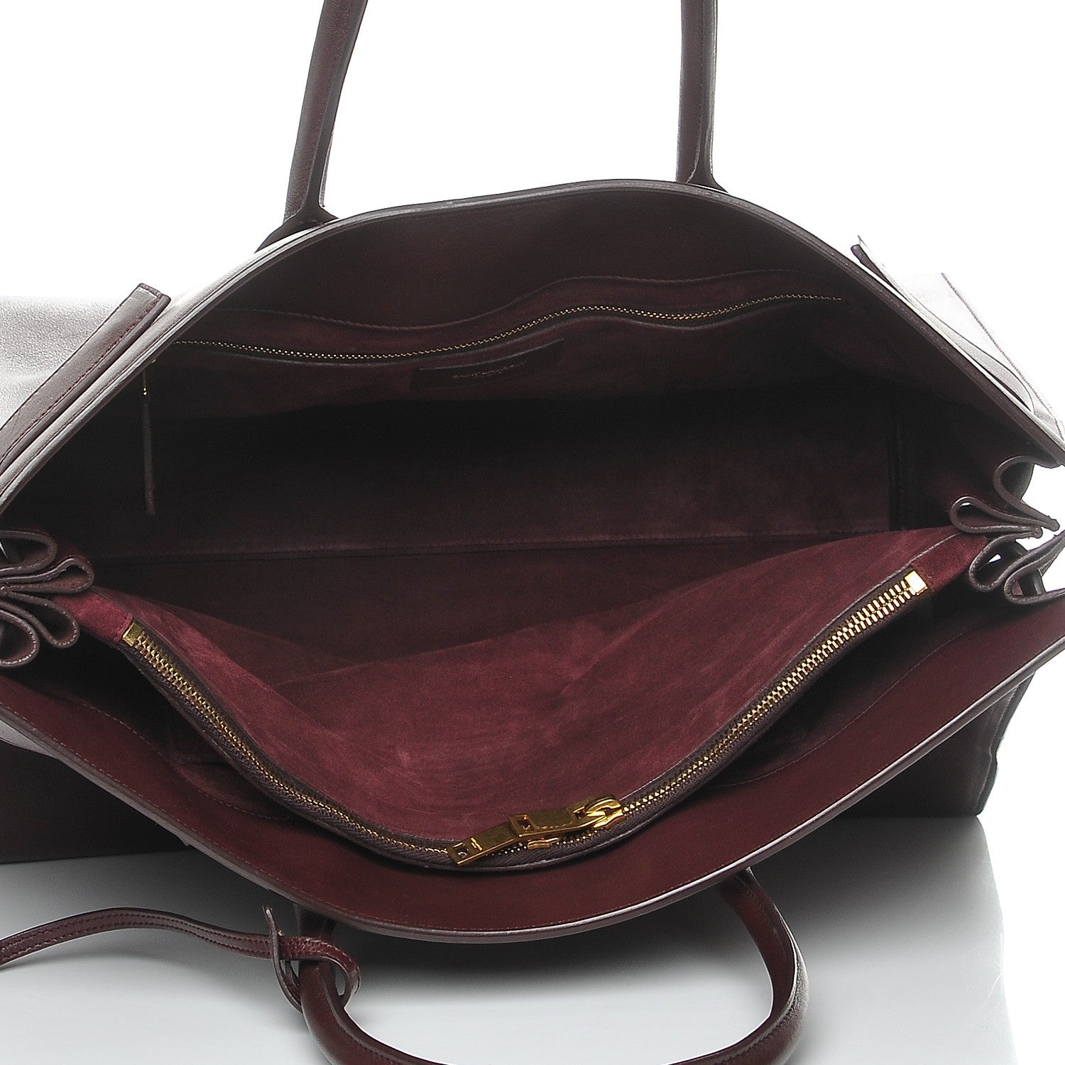 Saint Laurent Calfskin Large Sac De Jour Carryall Amarena 5 of 7