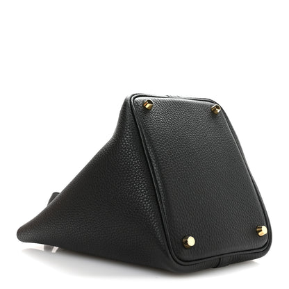 Hermes Taurillon Clemence Picotin Lock 18 PM Black 4 of 13