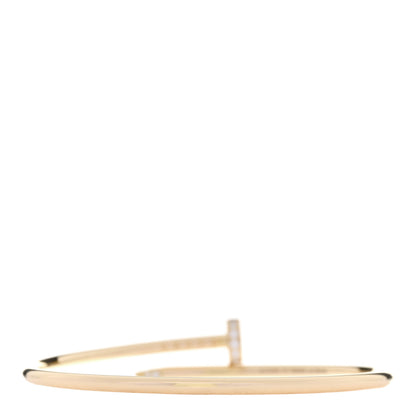 Cartier 18K Yellow Gold Diamond Small Juste Un Clou Bracelet 15 2 of 5