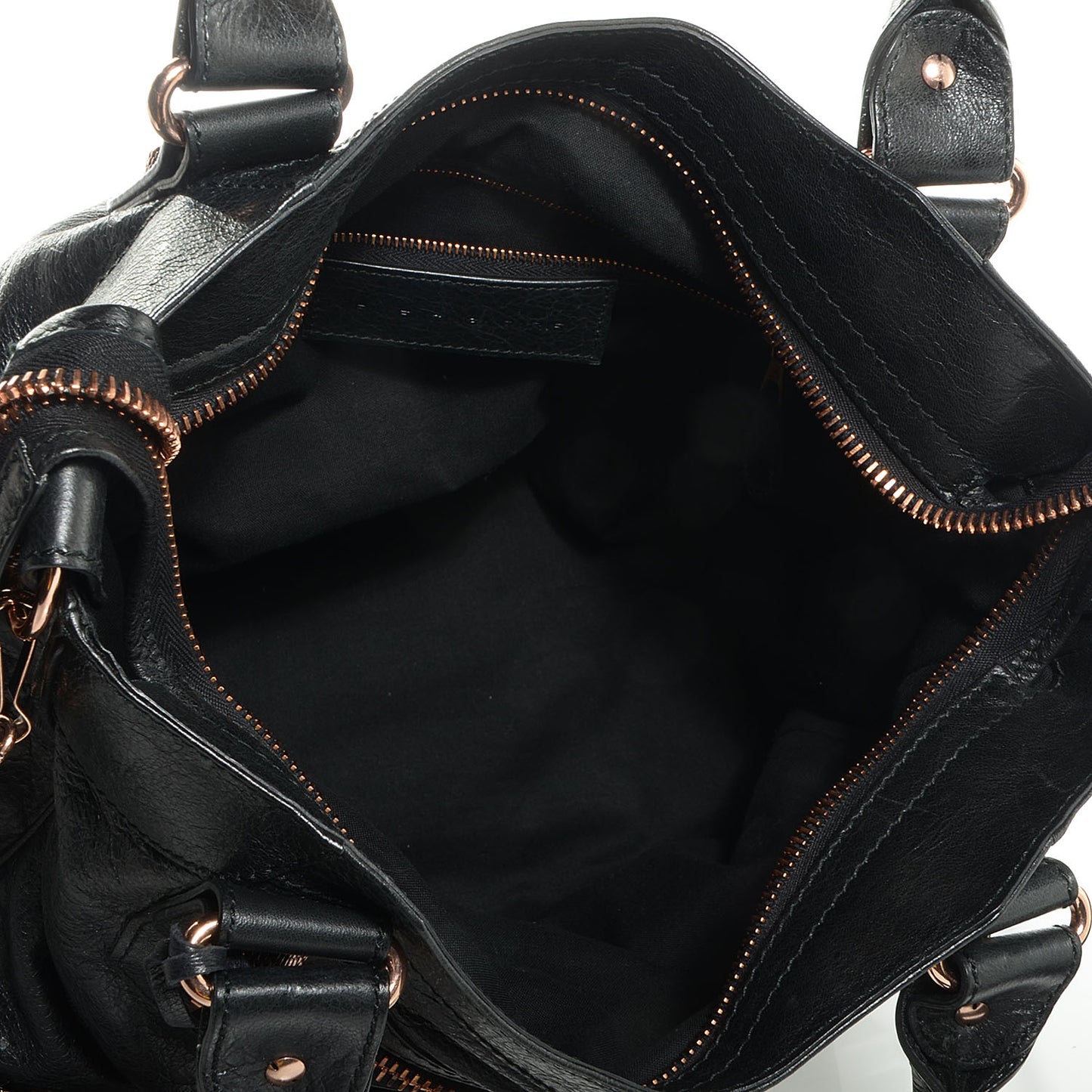 Agneau Giant 21 Rose Gold Hardware Velo Black