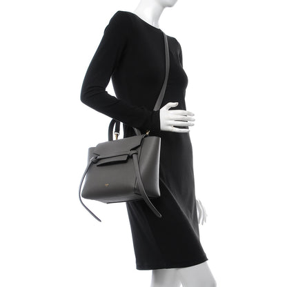 Celine Baby Grained Calfskin Micro Belt Bag Grey 2 of 10