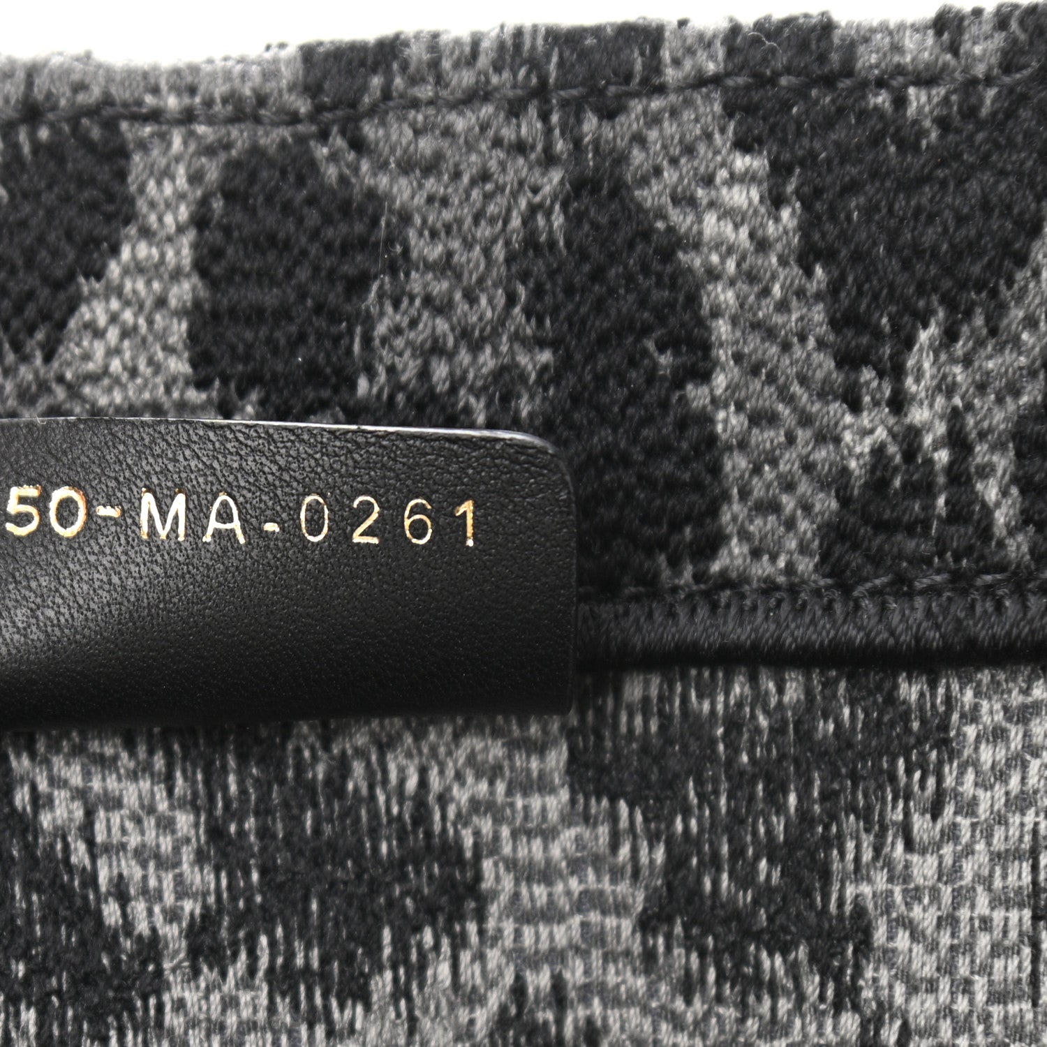 Christian Dior Canvas Embroidered Large Leopard Book Tote Grey 7 of 10