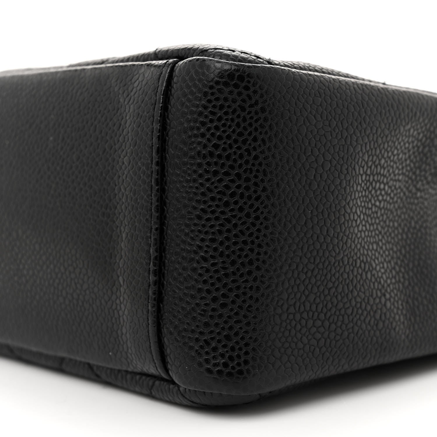 Chanel Caviar Quilted Petit Shopping Tote PST Black 10 of 12