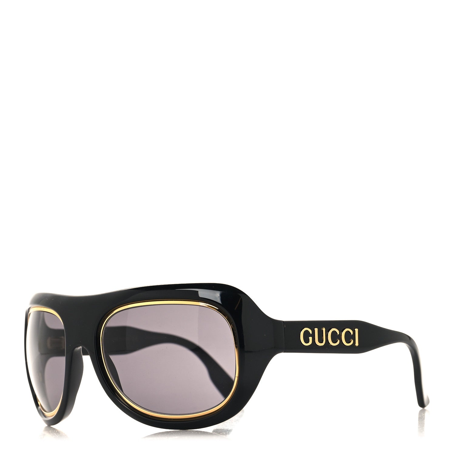 Gucci Acetate Aviator Sunglasses GG1108S Black 1 of 8