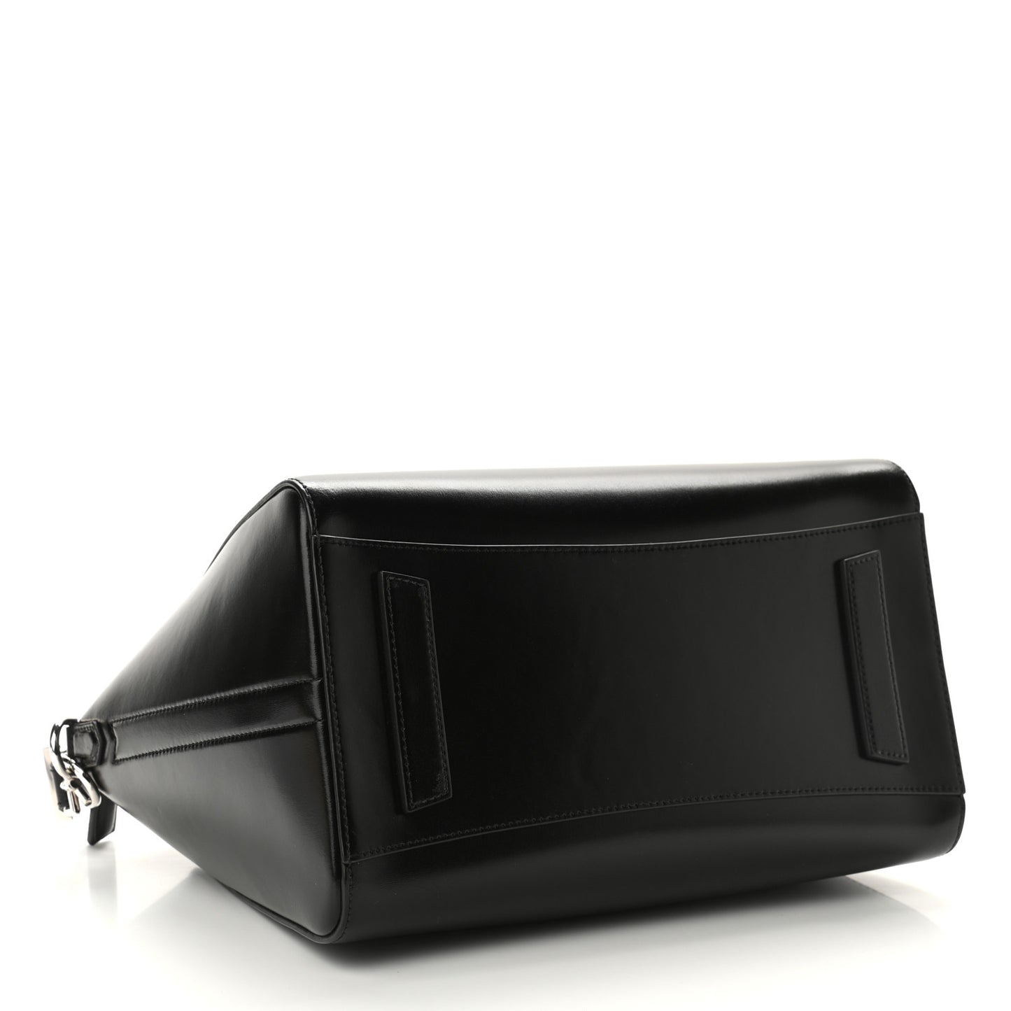 Shiny Lord Calfskin Medium Antigona Black
