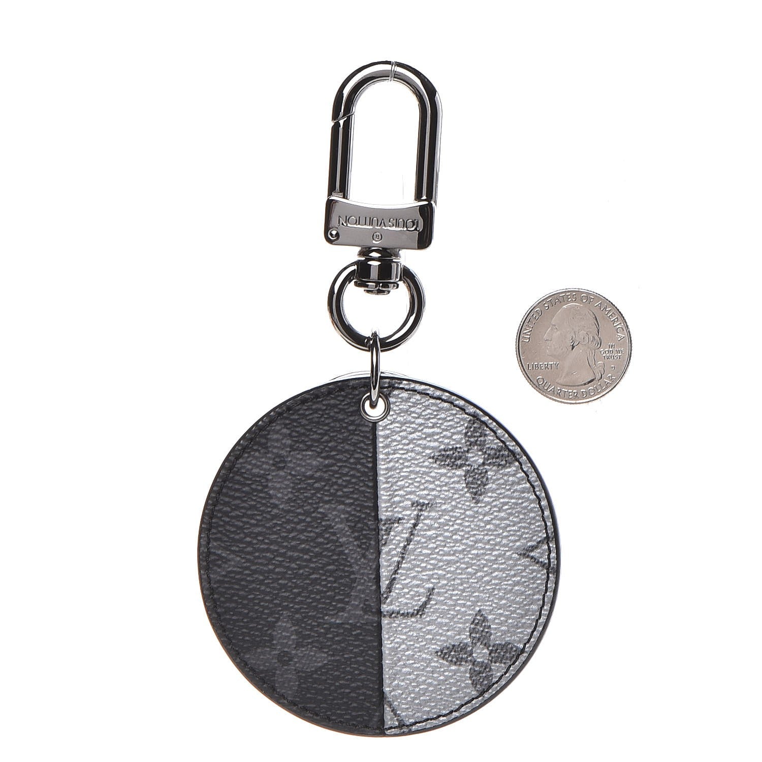Louis Vuitton Monogram Eclipse Split Bag Charm 3 of 4