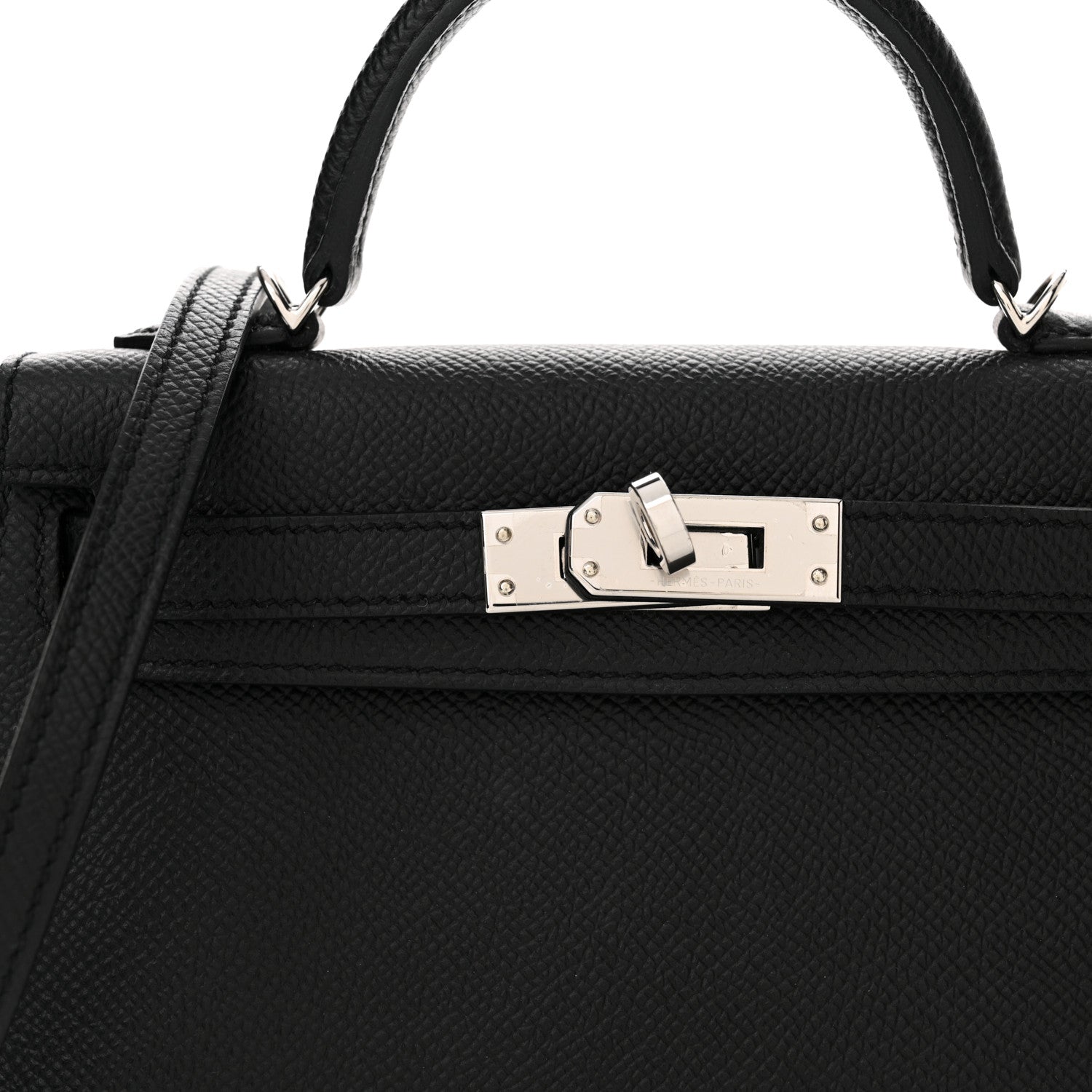 Hermes Epsom Mini Kelly Sellier 20 Black 8 of 13