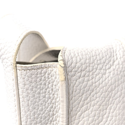 Hermes Taurillon Clemence Steve 35 White 12 of 15