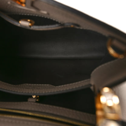 Louis Vuitton Taurillon Snakeskin Capucines BB Galet 5 of 8