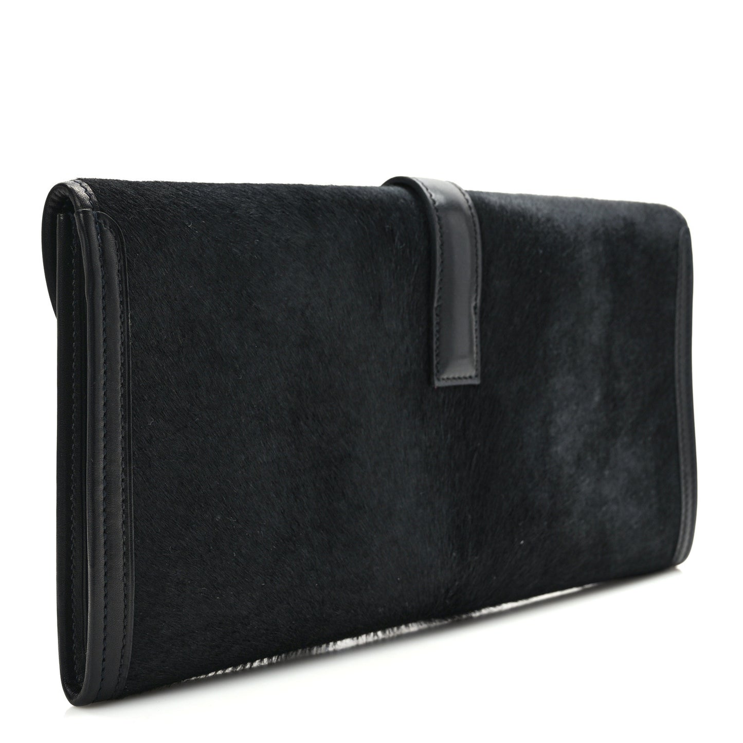 Pony Hair Swift Jige Elan 29 Clutch Black