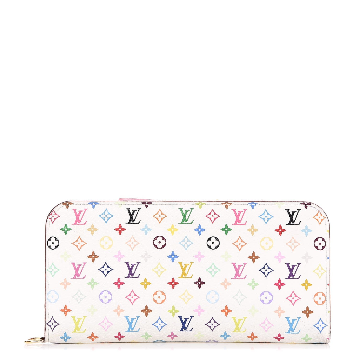 Louis Vuitton Monogram Multicolor Insolite Wallet White Litchi 1 of 9