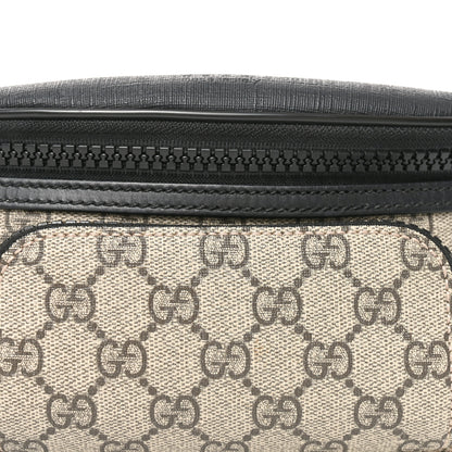 Gucci GG Supreme Monogram Belt Bag Black 7 of 9