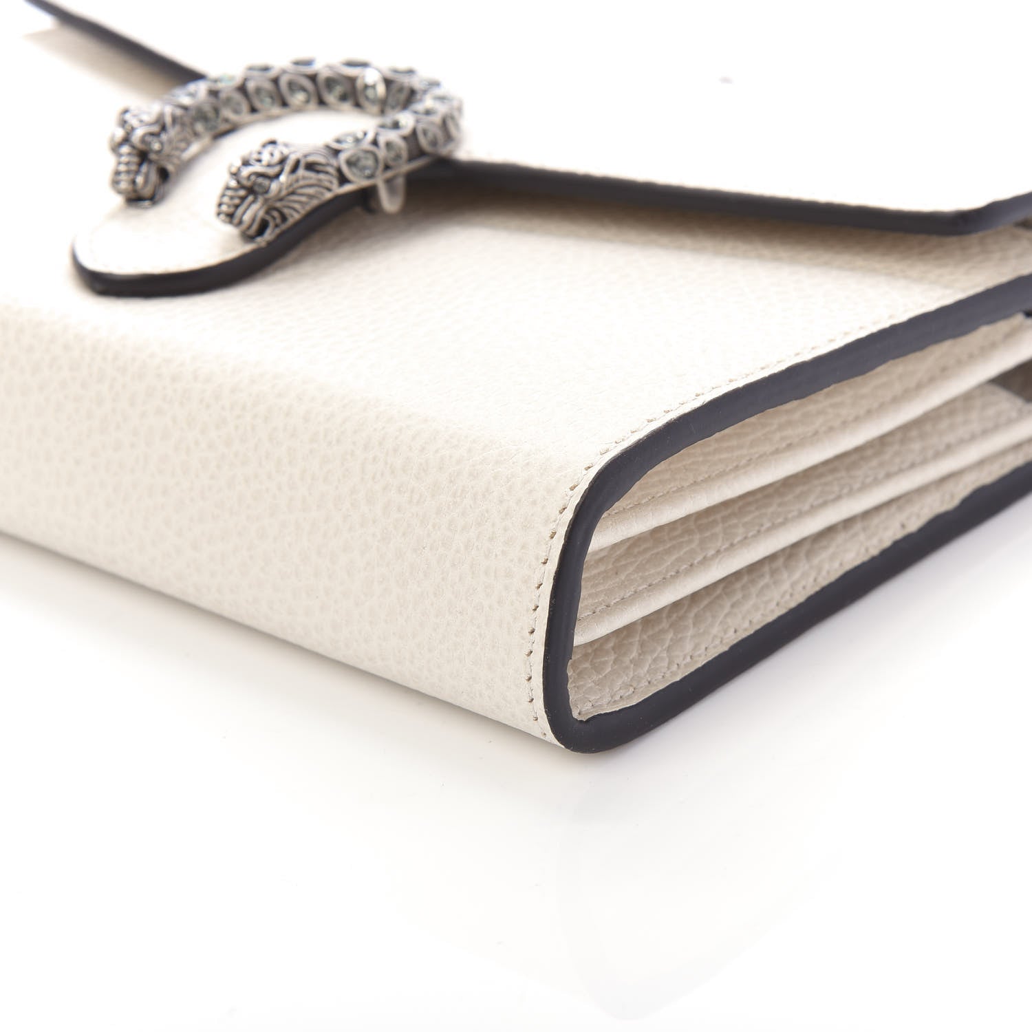 Gucci Dollar Calfskin Mini Dionysus Chain Wallet Mystic White 7 of 10