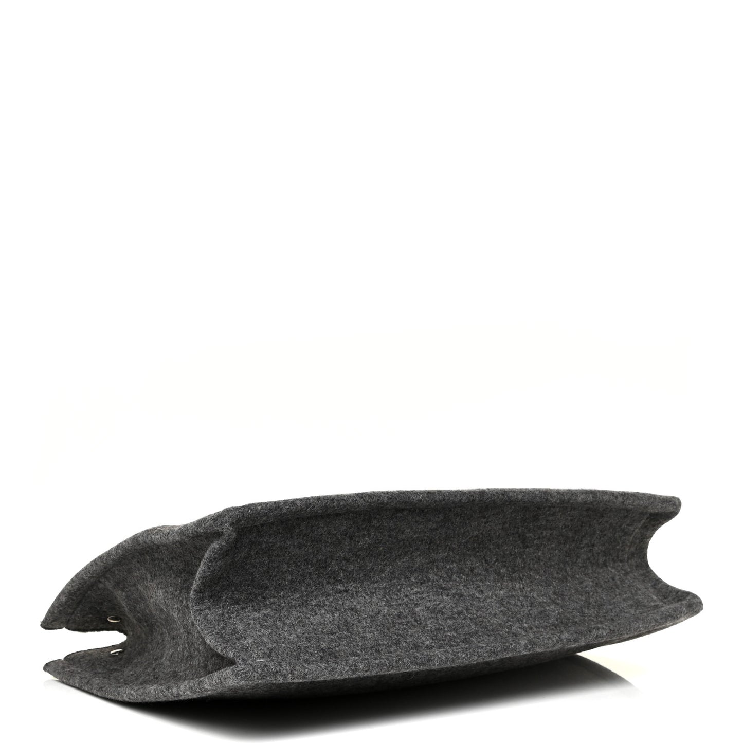 Wool Calfskin Rive Gauche Tote Grey