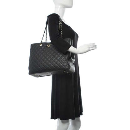 Chanel Caviar Quilted Large Classic Shopping Tote Black 2 of 12