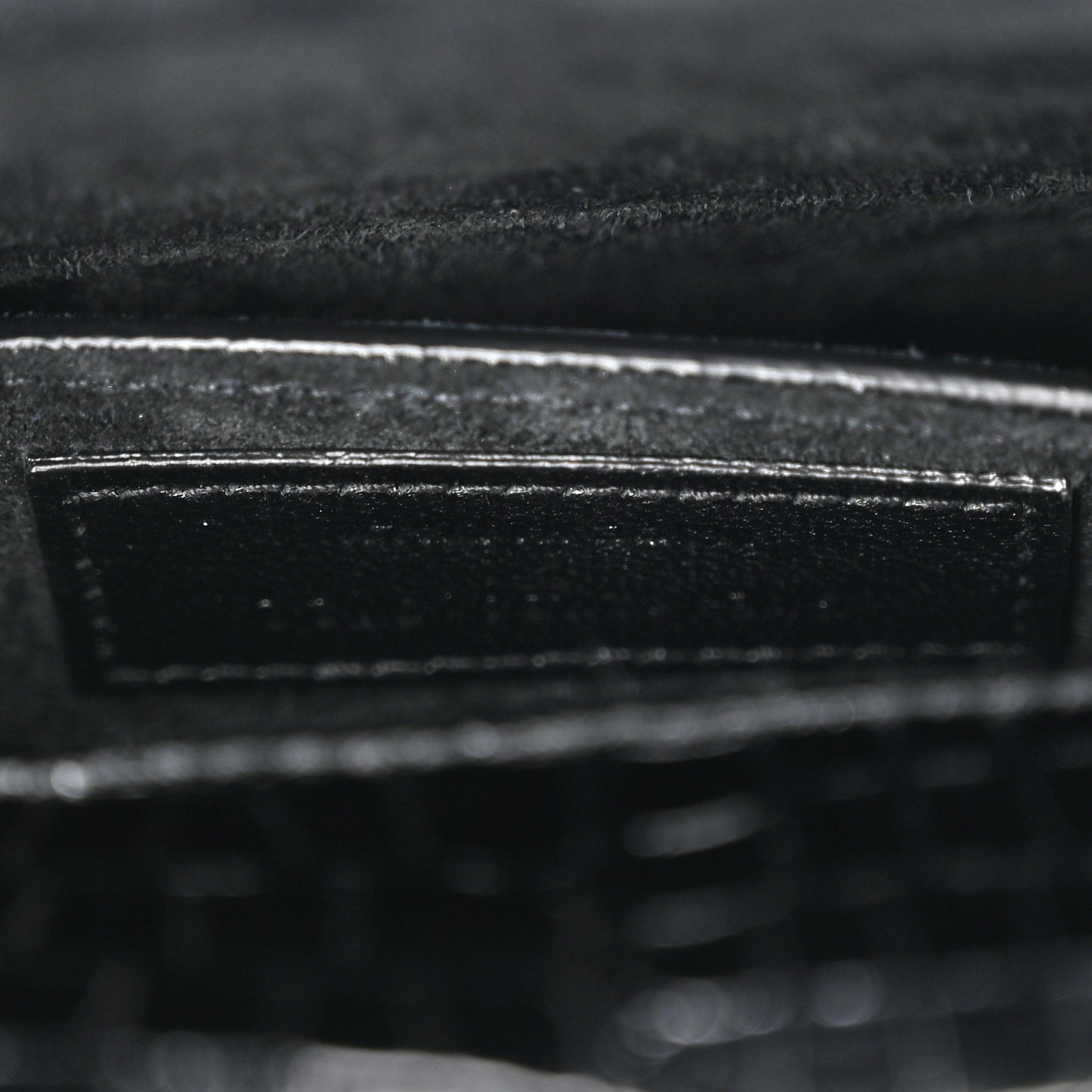 Calfskin Crocodile Embossed Medium Monogram Sunset Black