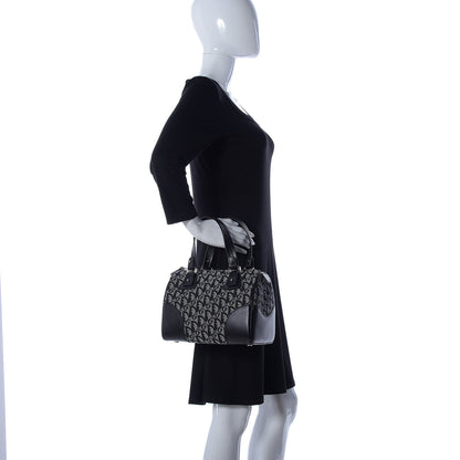 Christian Dior Monogram Boston Black 2 of 9