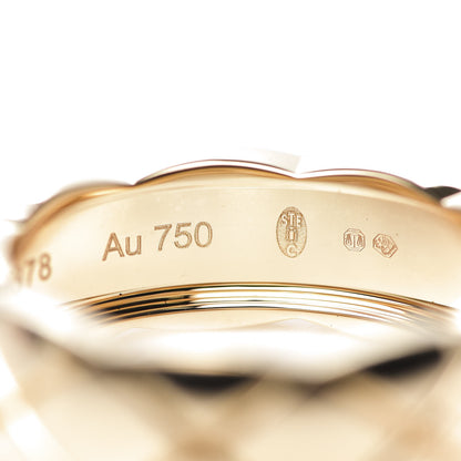 Chanel 18K Yellow Gold Small Coco Crush Ring 54 7 4 of 7