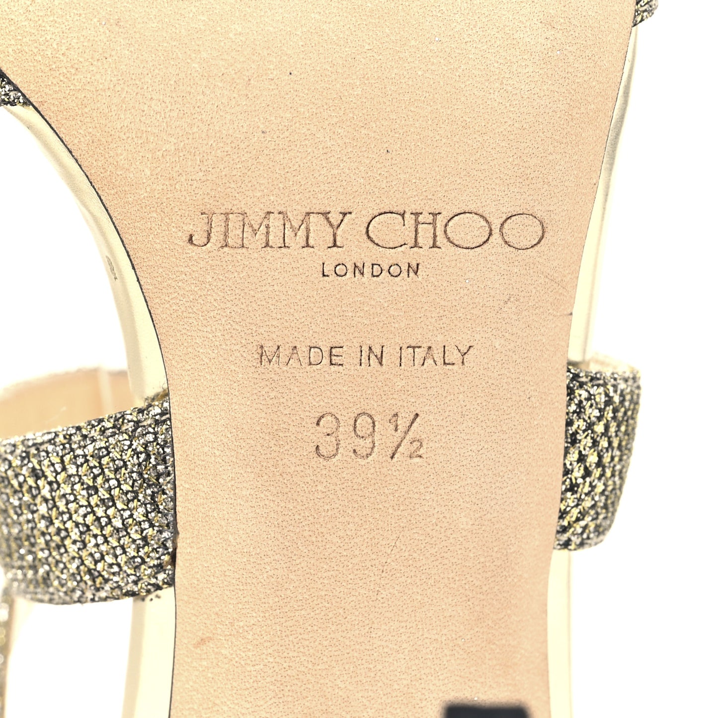 Glitter Lottie Sandals 39.5 Gold