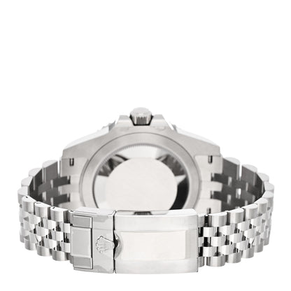 Rolex Stainless Steel 40mm Oyster Perpetual Date GMT Master II Bruce Wayne Watch Black 126710GRNR 3 of 5