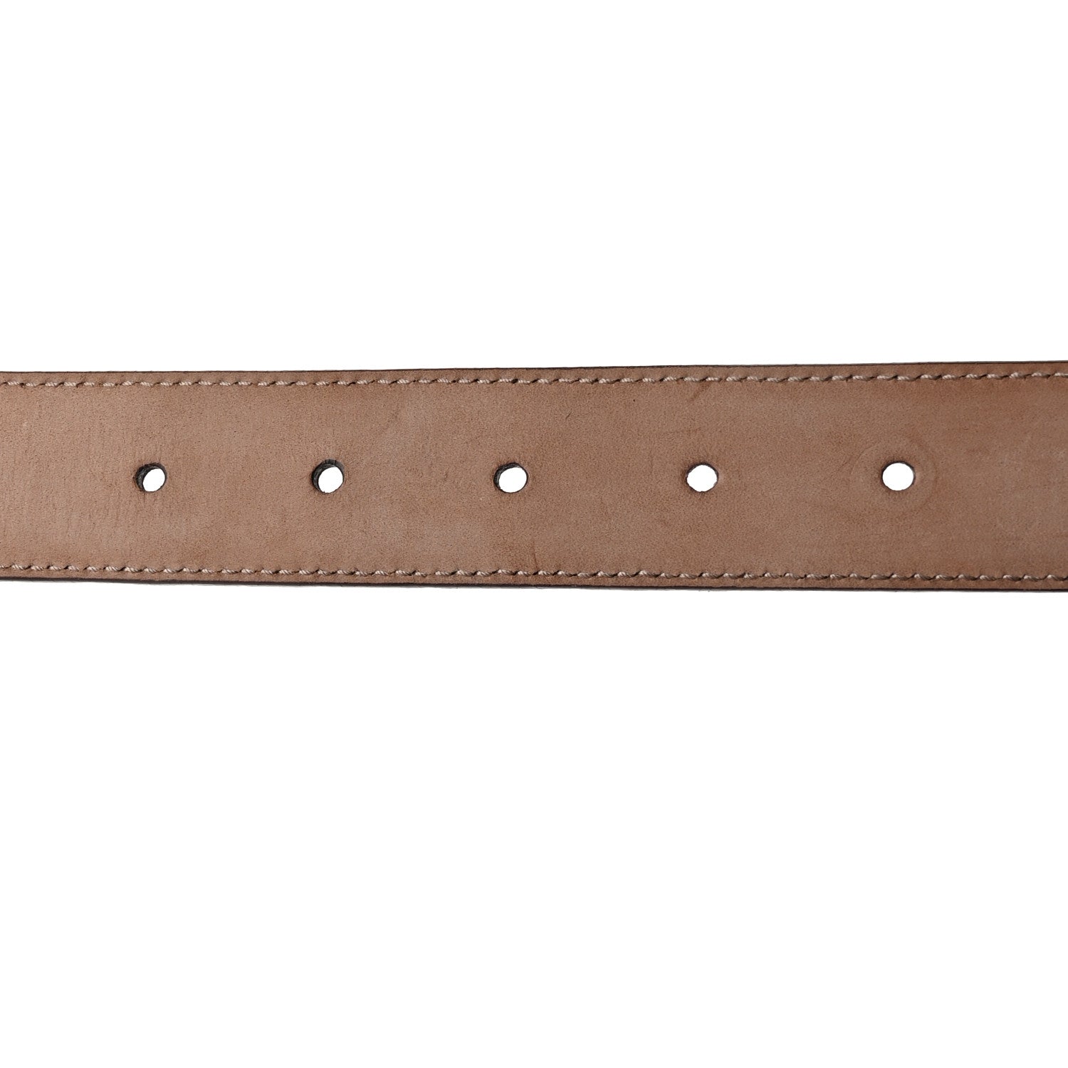 Gucci Guccissima Interlocking G Belt 85 34 Chocolate 4 of 5