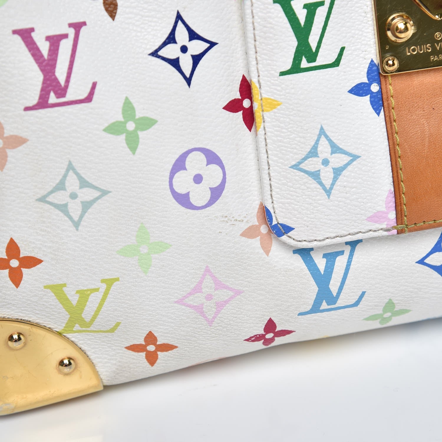 Louis Vuitton Monogram Multicolor Speedy 30 White 16 of 16