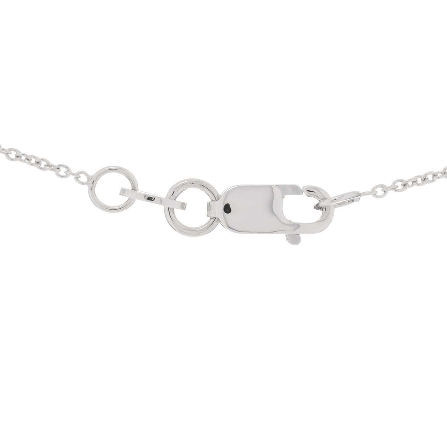 Roberto Coin 18K White Gold Diamond .38ct Diamonds by the Inch Pendant Necklace 3 of 5