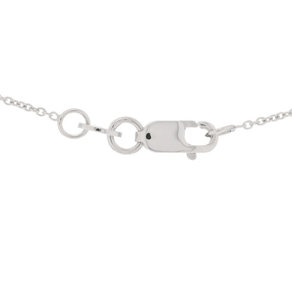 Roberto Coin 18K White Gold Diamond .38ct Diamonds by the Inch Pendant Necklace 3 of 5
