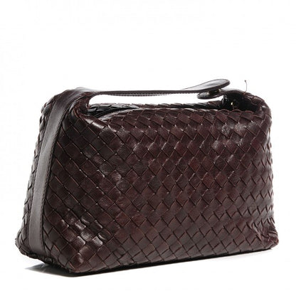 Bottega Veneta Nappa Intrecciato Large Cosmetic Case Ebano 10 of 14