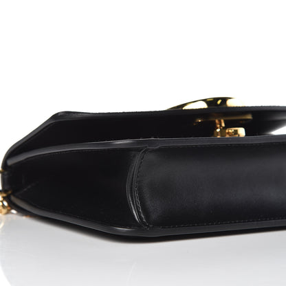 Chloe Calfskin Suede C Clutch With Chain Black 8 of 10