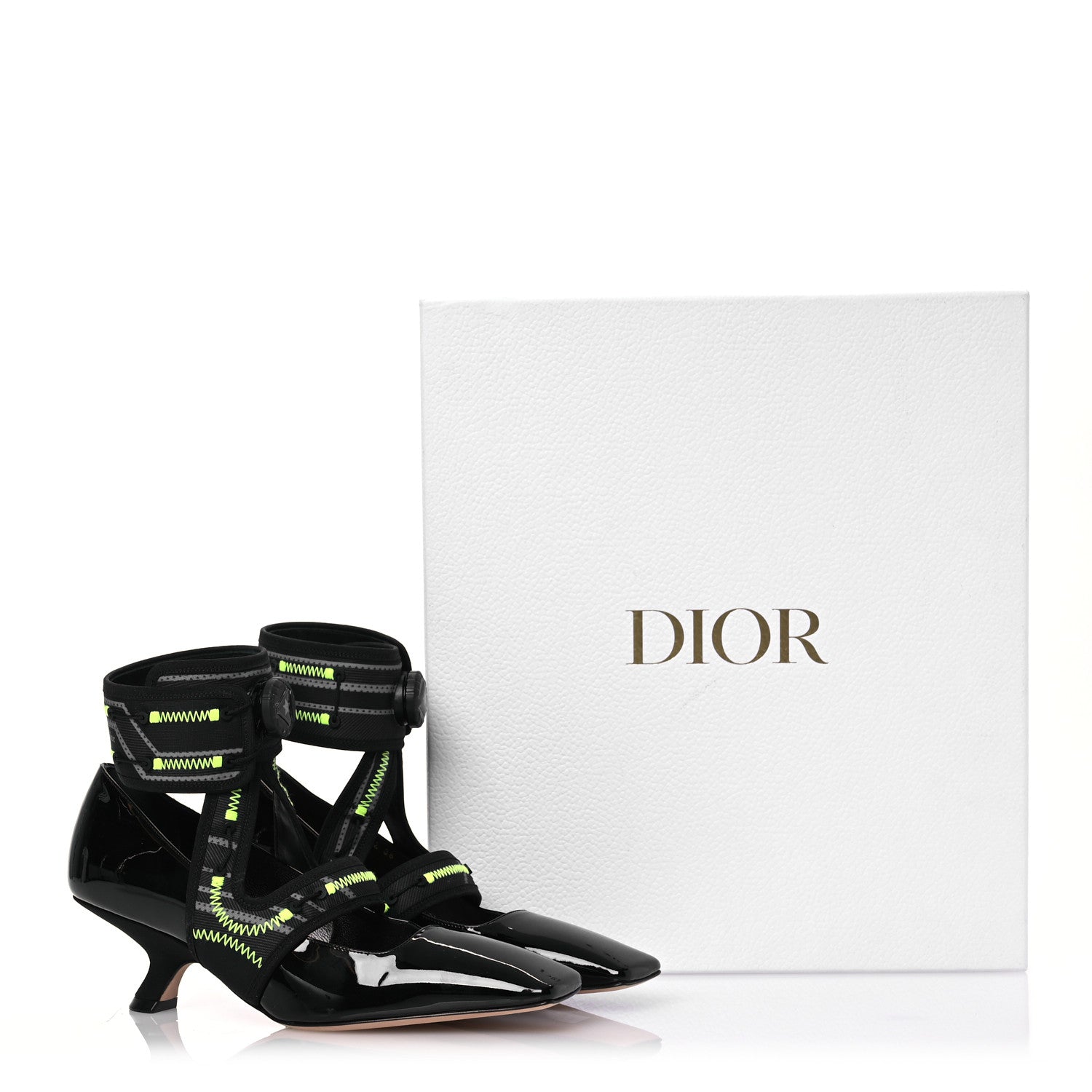 Christian Dior Patent Dior 62-22 Pumps 38 Black 12 of 12