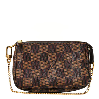 Louis Vuitton Damier Ebene Mini Pochette Accessories 1 of 11