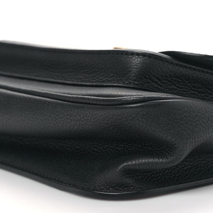 Louis Vuitton Grained Calfskin Lockme Chain Bag PM Black 8 of 8