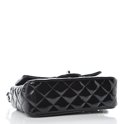 Chanel Patent Calfskin Quilted Mini Rectangular Flap Black 4 of 10