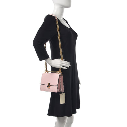 Fendi Vitello Liberty Scalloped Studded Small Kan I Shoulder Bag Confetto 2 of 9