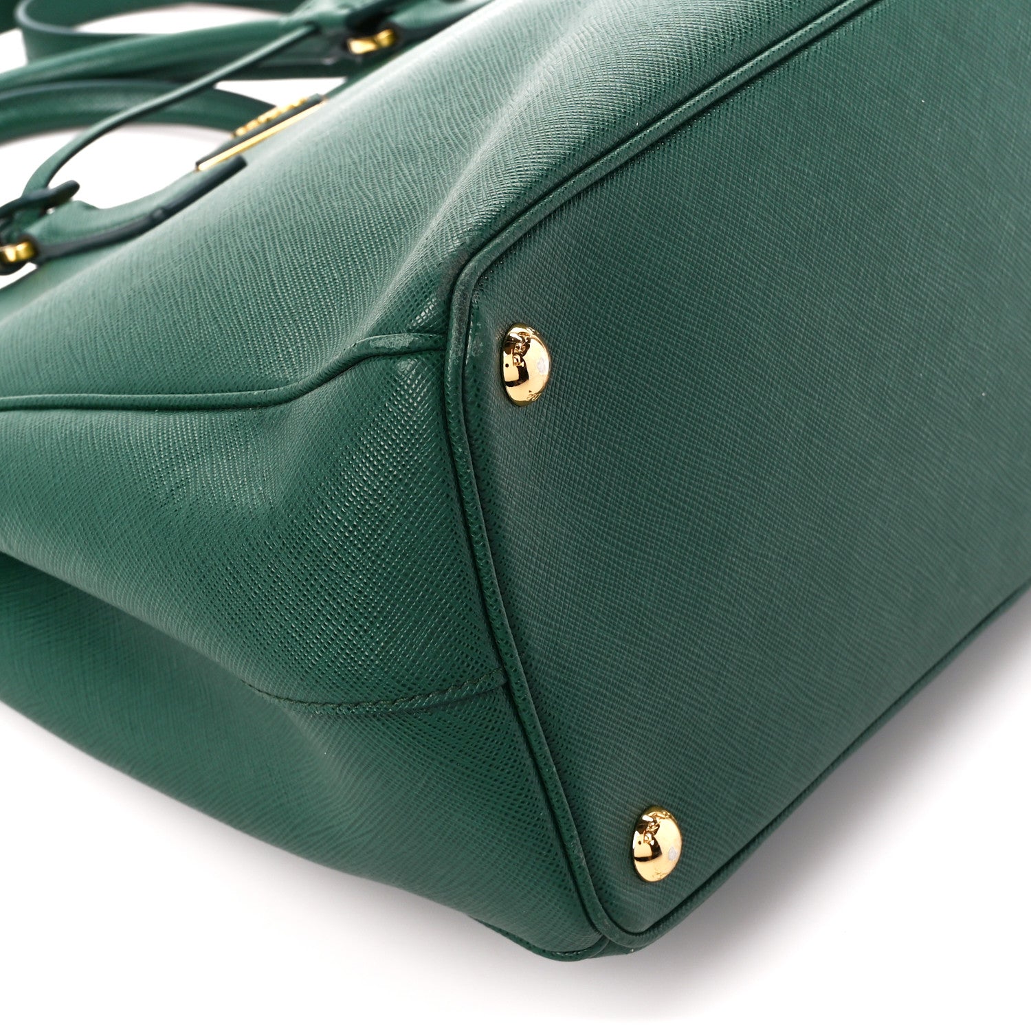 Prada Saffiano Medium Galleria Double Zip Tote Biliardo 10 of 11