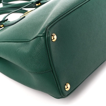Prada Saffiano Medium Galleria Double Zip Tote Biliardo 10 of 11