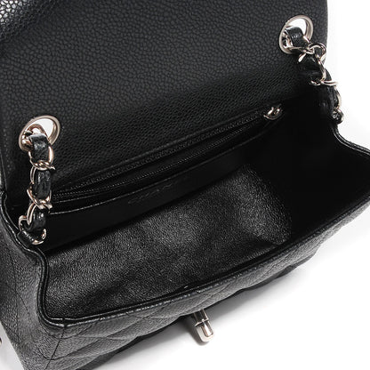 Chanel Caviar Quilted Mini Square Flap Black 5 of 9