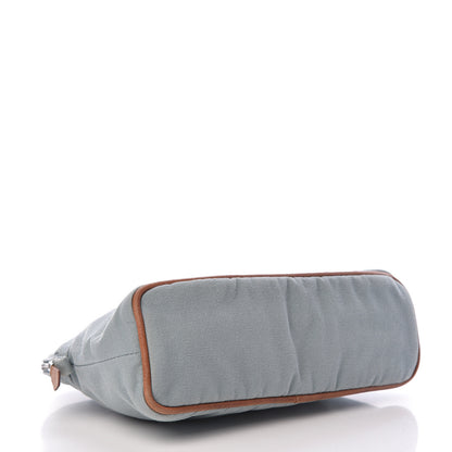 Hermes Cotton Canvas Bolide Travel Cosmetic Pouch MM 4 of 11