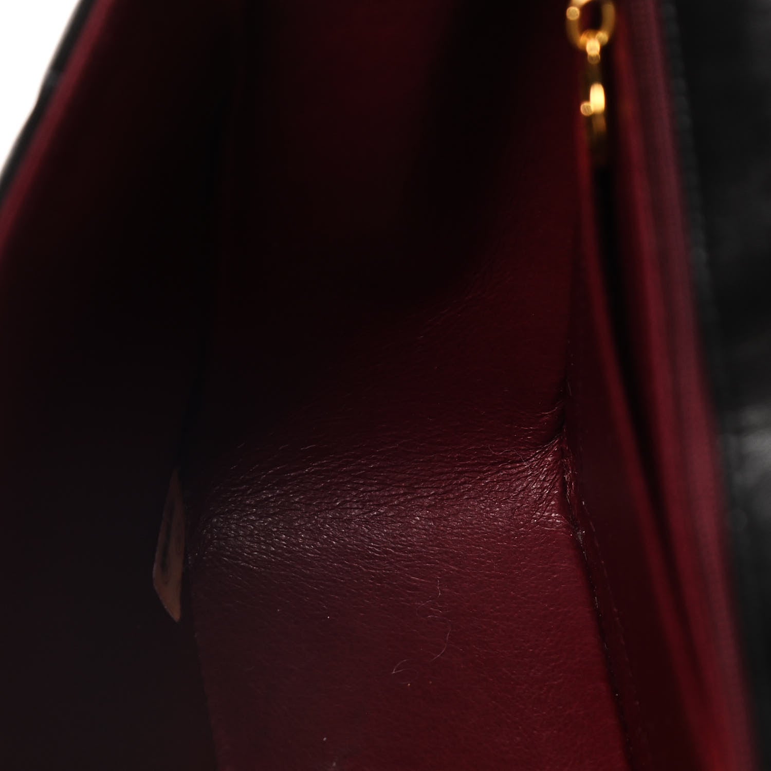 Chanel Lambskin Quilted Chevron Small Single Flap Black 13 of 19