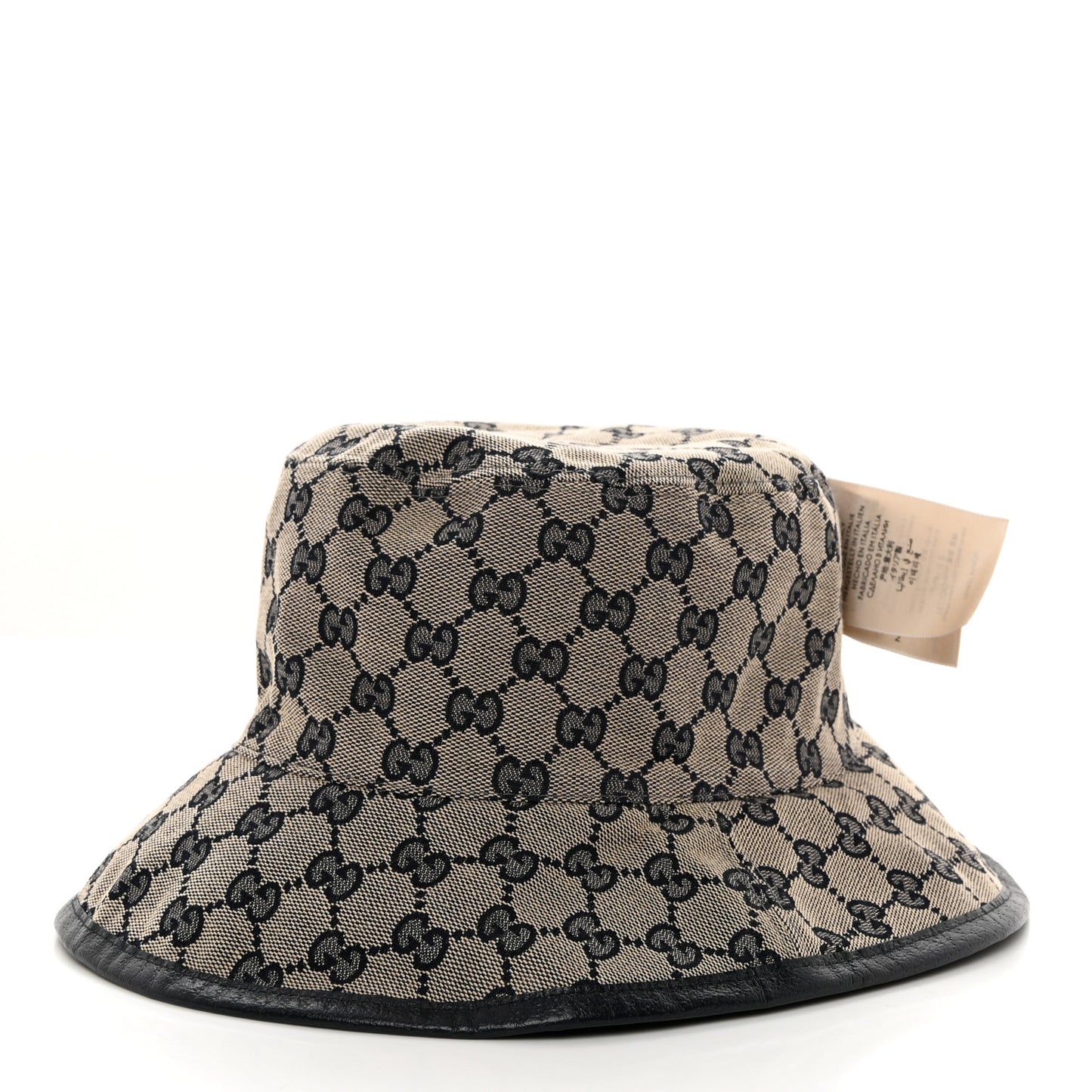 Monogram Bob Double Back Reversible Bucket Hat S Beige Midnight Blue