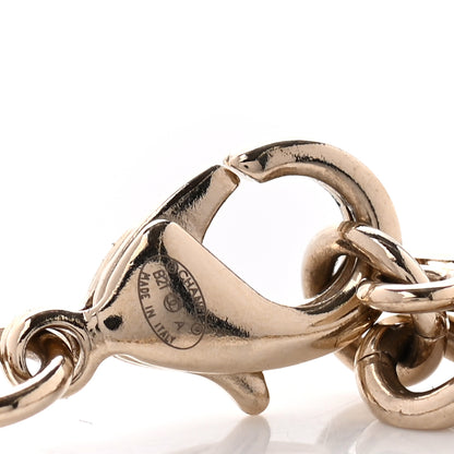 Chanel Crystal CC Chain Bracelet Gold Silver 4 of 5