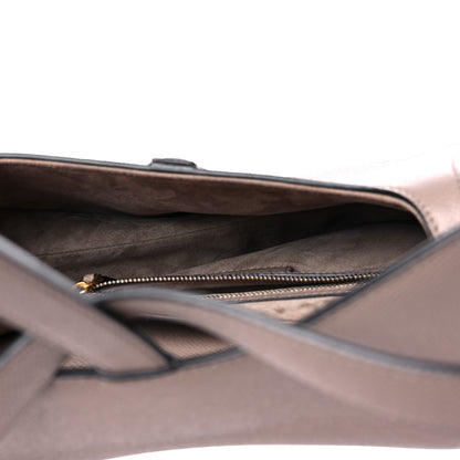 Christian Dior Grained Calfskin Saddle Bag Warm Taupe 5 of 11