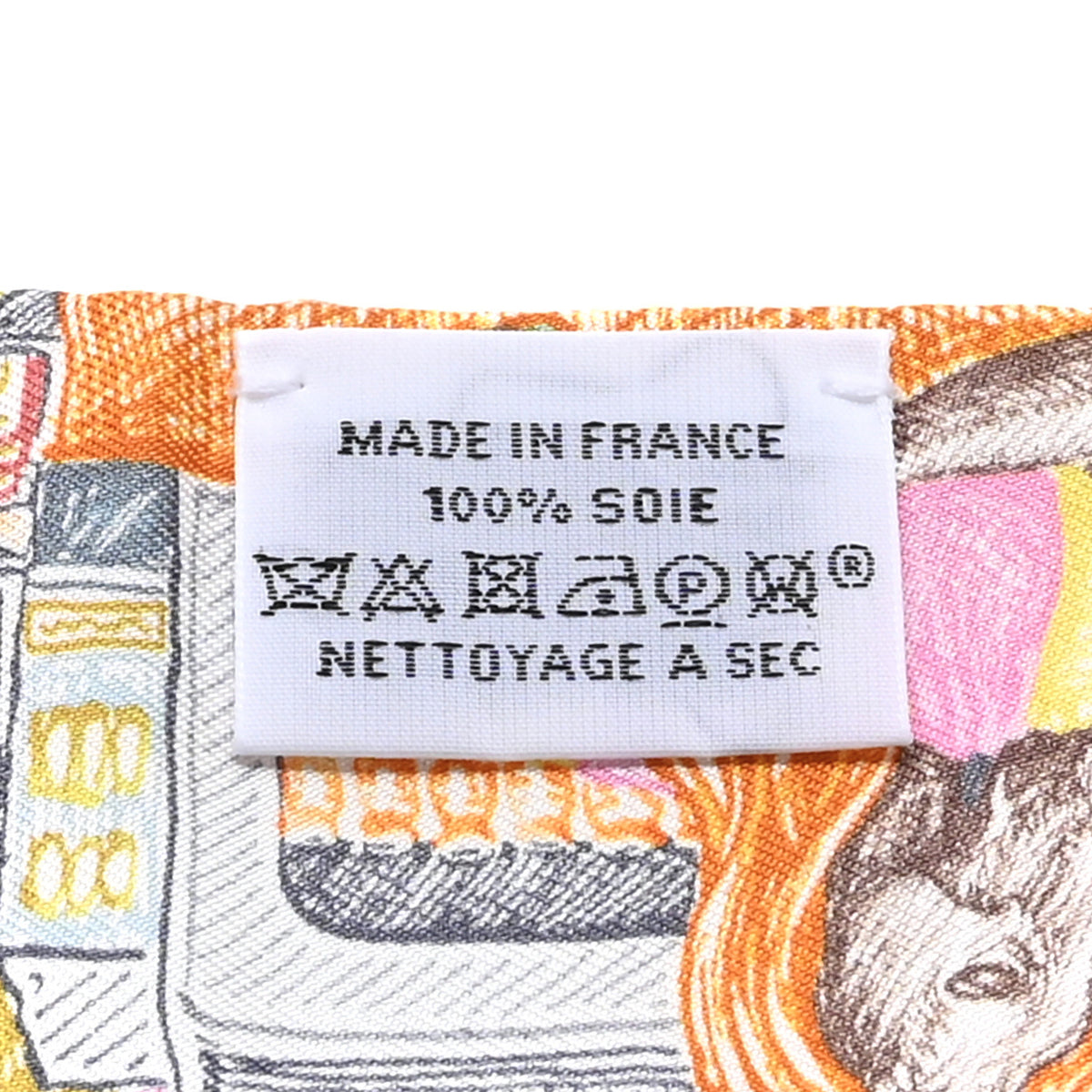 Hermes Silk City Of Light Twilly Orange Petrole Vieux Rose 3 of 3