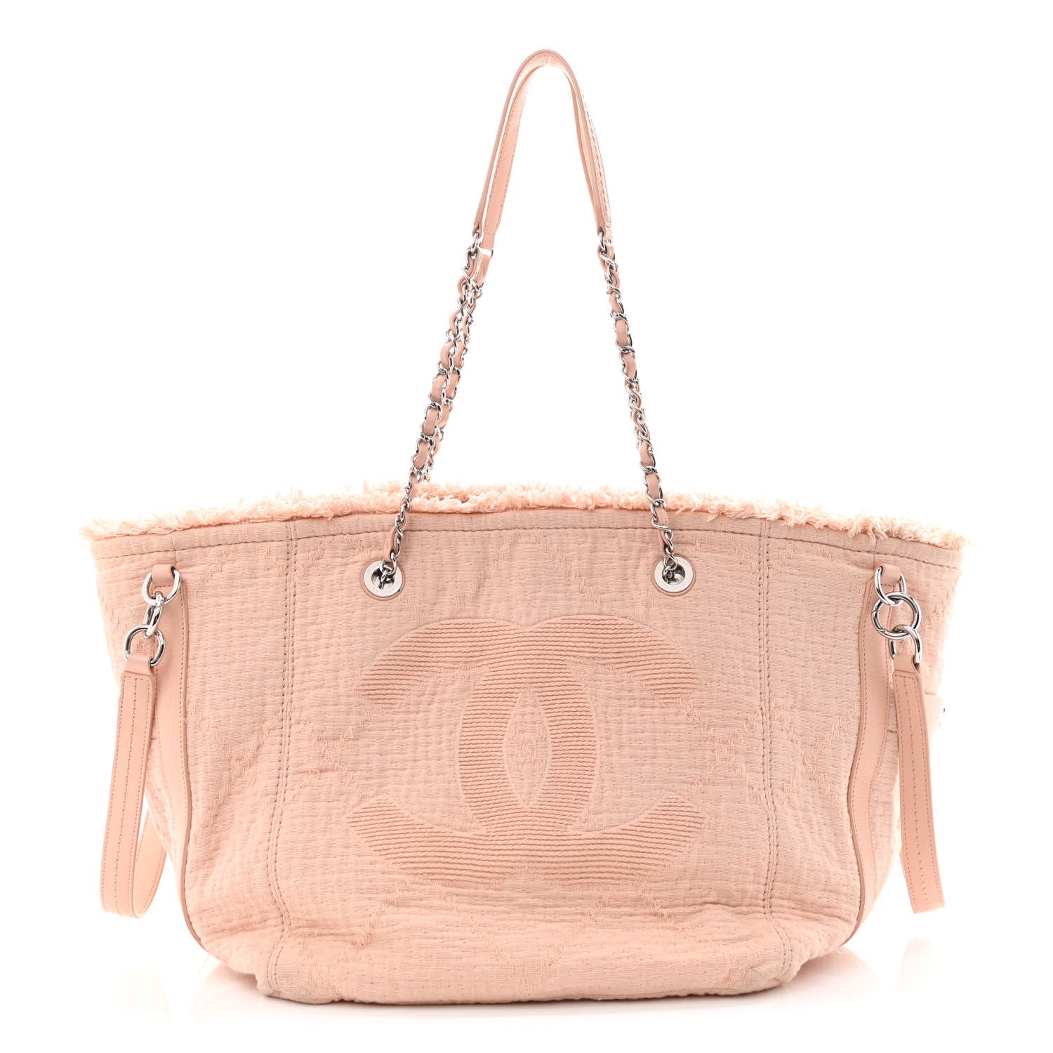 Chanel Canvas Small Double Face Tote Light Pink 1 of 12