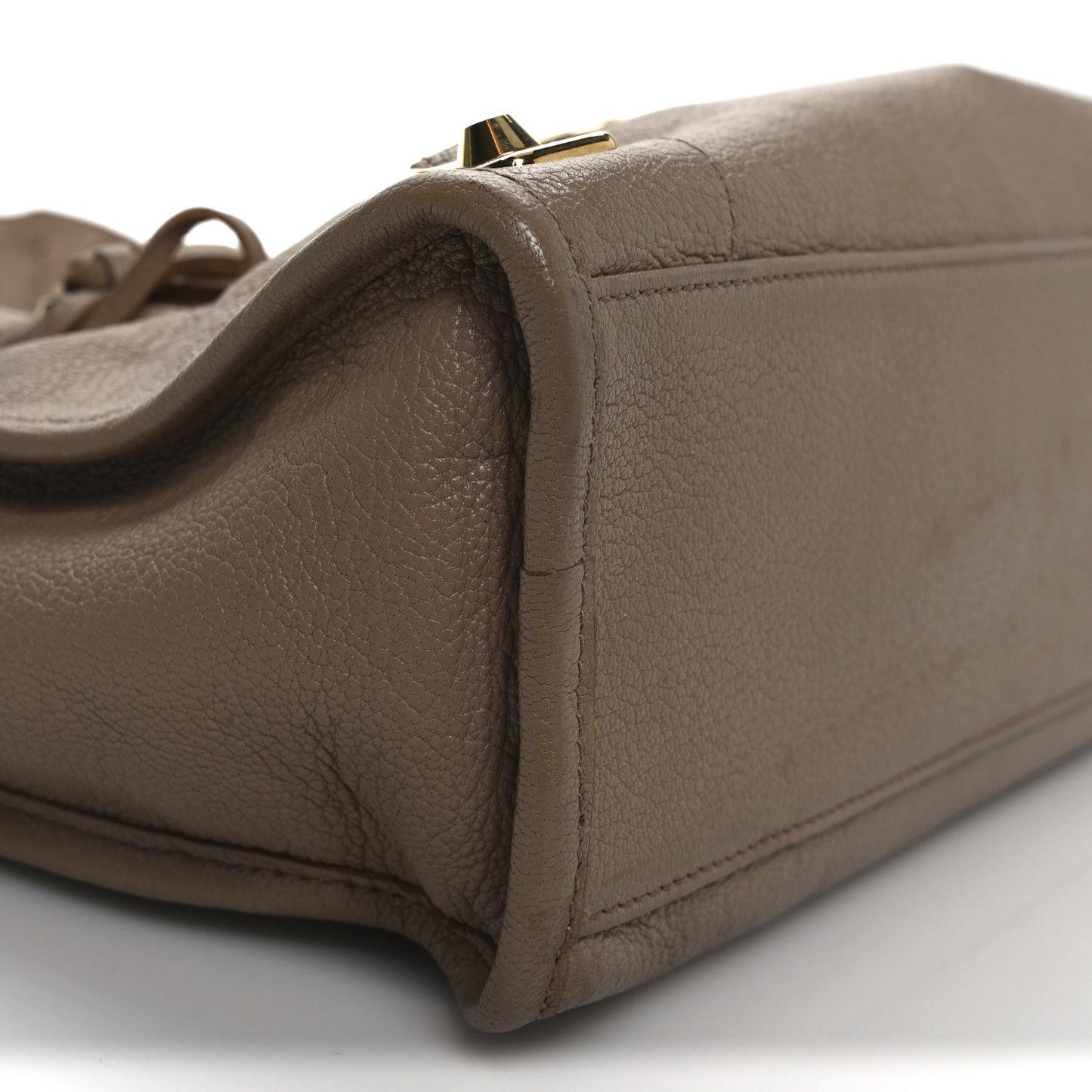 Chevre Gold Metallic Edge Hardware S City Rose Des Sables