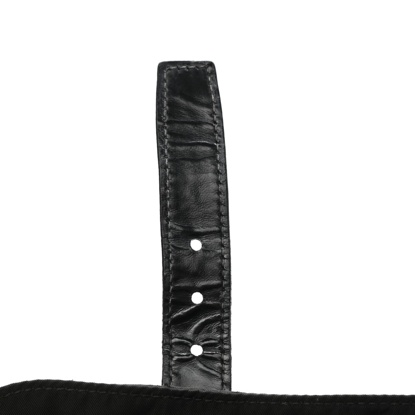 Nylon Vela Messenger Bag Black