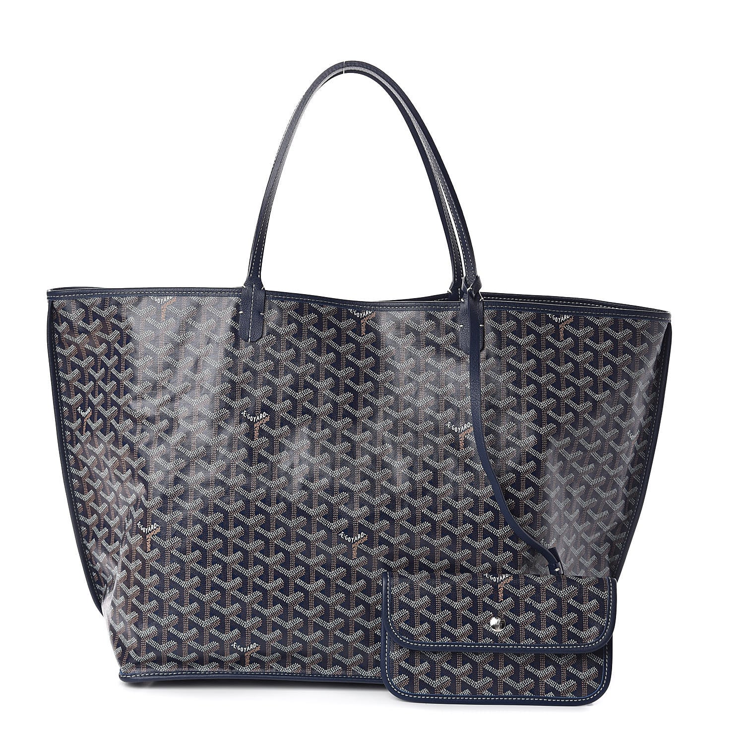 Goyard Goyardine Reversible Anjou GM Navy 1 of 14