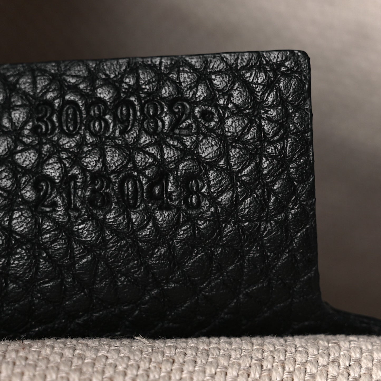Pebbled Calfskin Medium Soho Chain Shoulder Bag Black