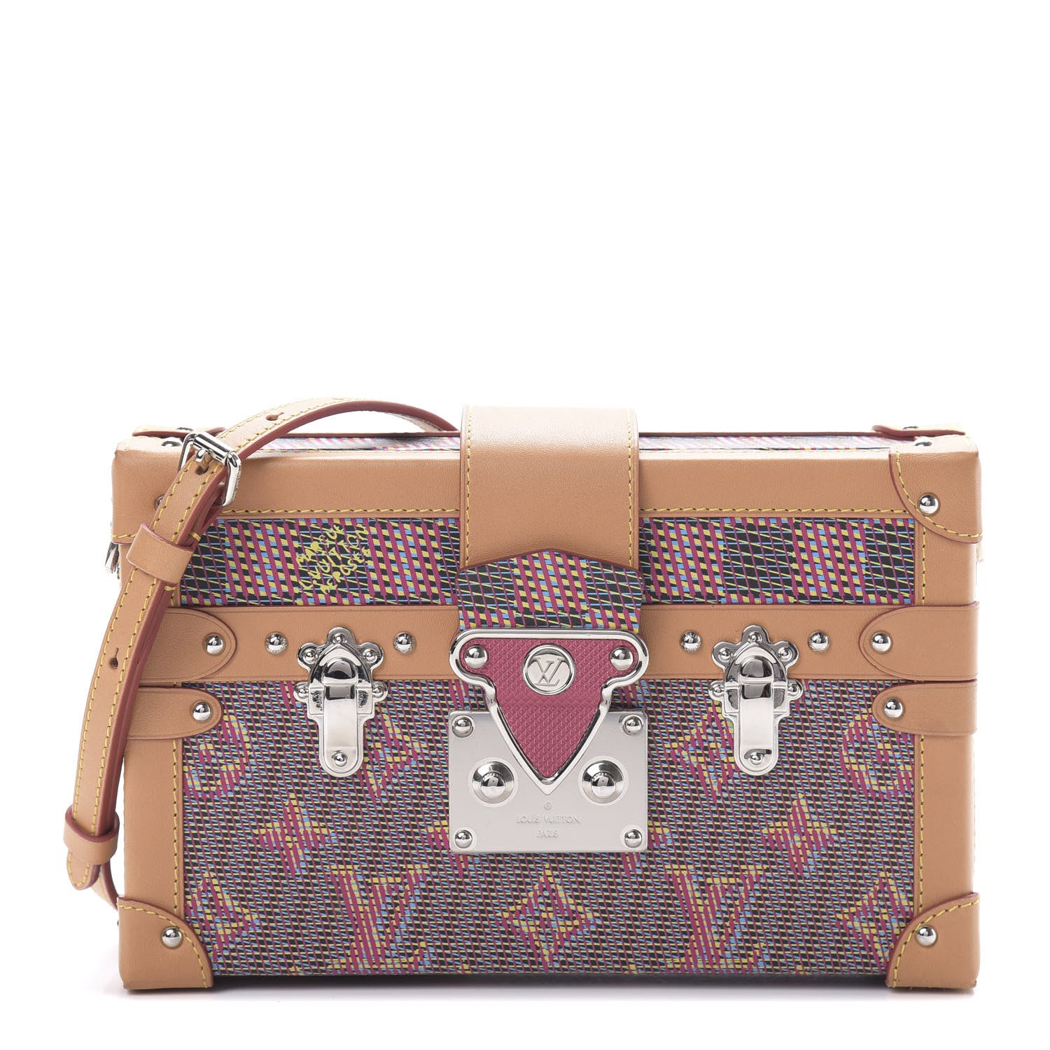 Louis Vuitton Monogram LV Pop Petite Malle Rose 1 of 11